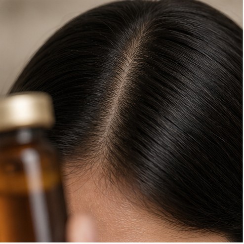 PRP hair restoration treatment for the scalp at LUVION